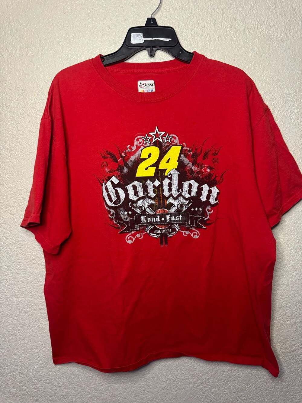 Jeff Gordon #24 NASCAR 2011 Sprint Cup Series Schedule T-Shirt. Size XL
